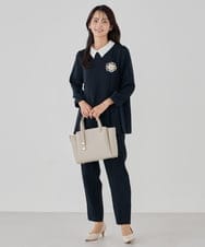 K15CD03059 a.v.v(アー・ヴェ・ヴェ) ノットハンドルミドルサイズトート ブラック