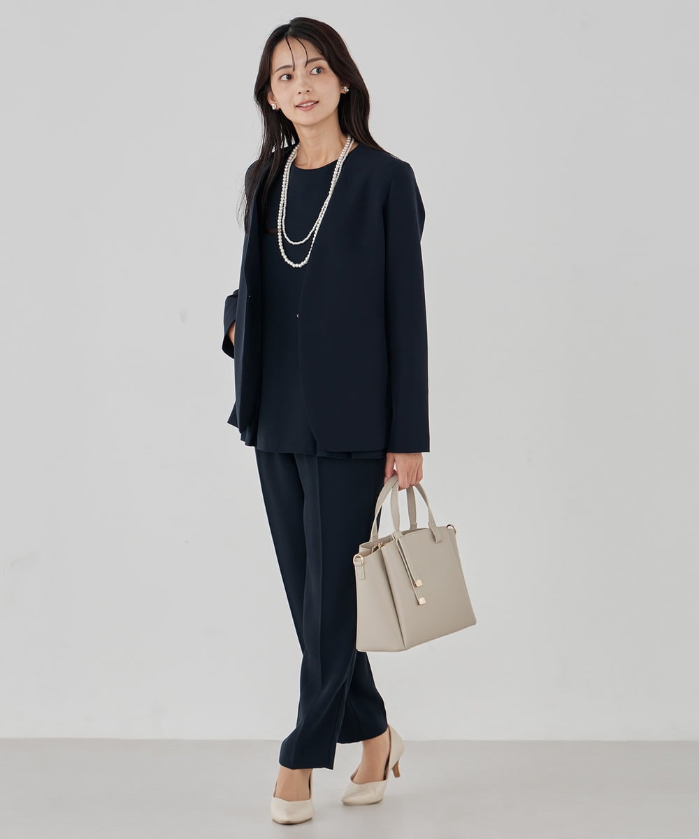 K15CD03059 a.v.v(アー・ヴェ・ヴェ) ノットハンドルミドルサイズトート ブラック