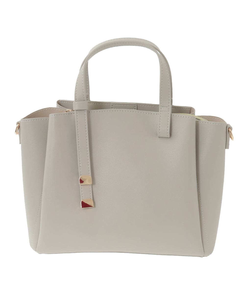 K15CD03059 a.v.v(アー・ヴェ・ヴェ) ノットハンドルミドルサイズトート ブラック