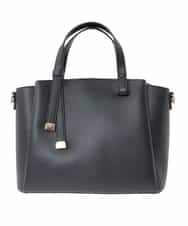 K15CD03059 a.v.v(アー・ヴェ・ヴェ) ノットハンドルミドルサイズトート ブラック