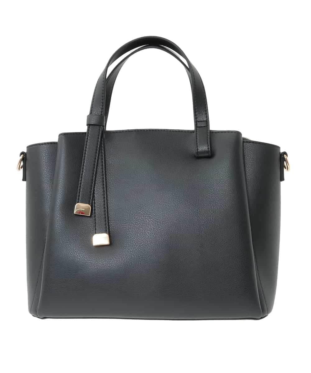 K15CD03059 a.v.v(アー・ヴェ・ヴェ) ノットハンドルミドルサイズトート ブラック