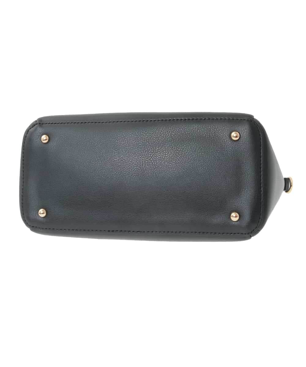 K15CD03059 a.v.v(アー・ヴェ・ヴェ) ノットハンドルミドルサイズトート ブラック