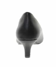 K16CM01049 a.v.v(アー・ヴェ・ヴェ) 【ヒール高さ：5.5～5.7cm】フェイクレザーパンプス ブラック