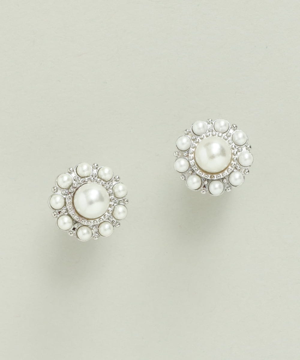 TIFFANY\u0026Co. 美品 パールフラワー ピアス Ag925