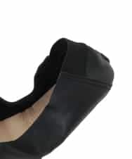 K1YCD01039 a.v.v(アー・ヴェ・ヴェ) ポーチ付き携帯Vカットスリッパ ブラック