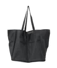 K1YCD01039 a.v.v(アー・ヴェ・ヴェ) ポーチ付き携帯Vカットスリッパ ブラック