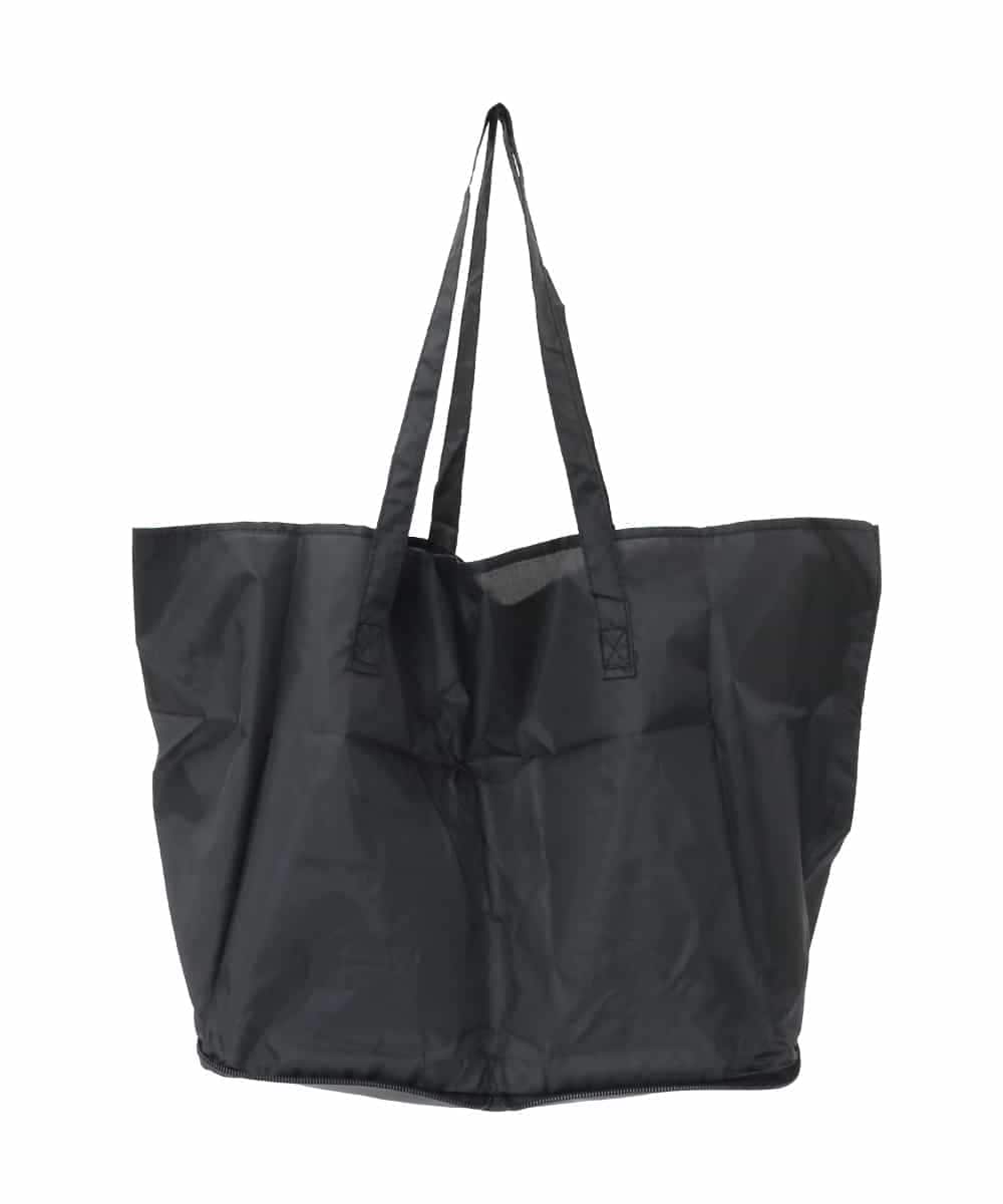 K1YCD01039 a.v.v(アー・ヴェ・ヴェ) ポーチ付き携帯Vカットスリッパ ブラック