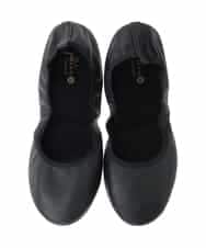 K1YCD02034 a.v.v(アー・ヴェ・ヴェ) ポーチ付き携帯バレエシューズ ブラック