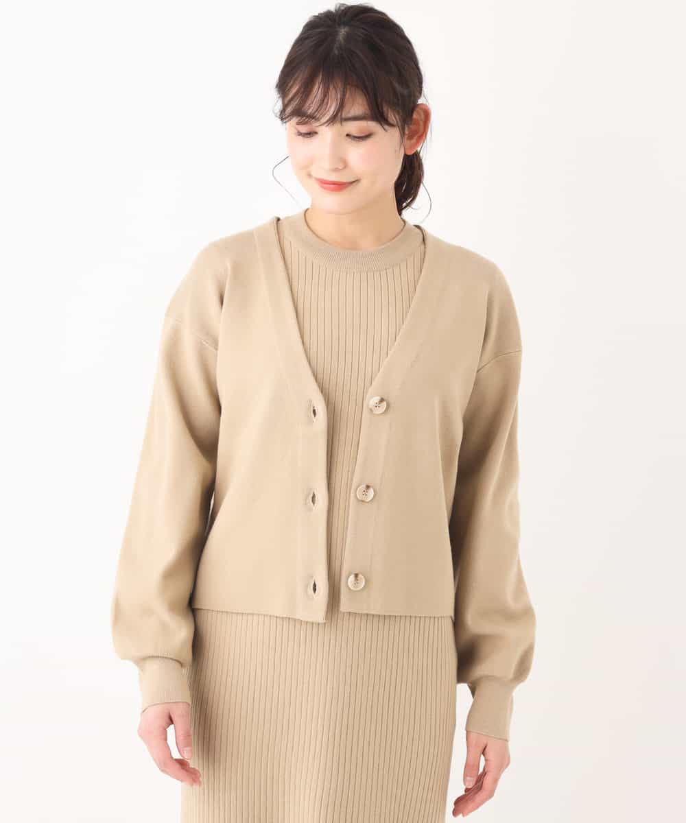 A V V アー ヴェ ヴェ Web限定 2点セット セットアップ ニットロングワンピース カーディガン イトキンオンラインストア