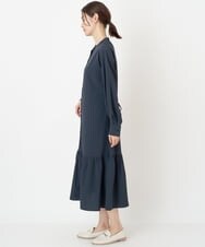 K2AKP12089 a.v.v(アー・ヴェ・ヴェ) 【2点SET】クロップド丈ニット＋ティアードワンピース ブラック