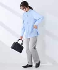 K2BDD18054 a.v.v(アー・ヴェ・ヴェ) レースシャツ ブルー