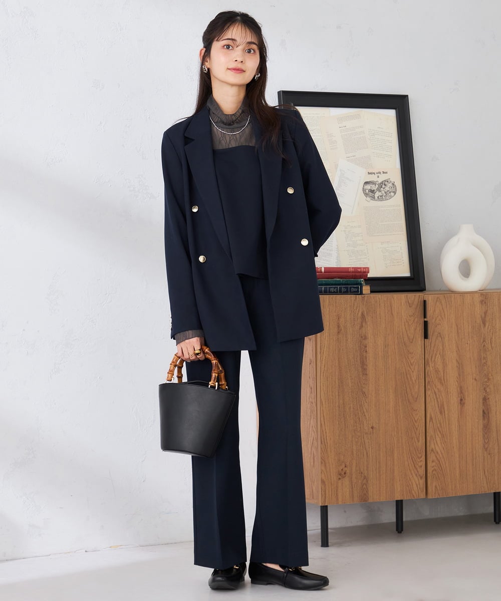 K2BDD19049 a.v.v(アー・ヴェ・ヴェ) 【2WAY】ビスチェ ネイビー