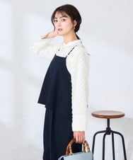 K2BDD19049 a.v.v(アー・ヴェ・ヴェ) 【2WAY】ビスチェ ネイビー