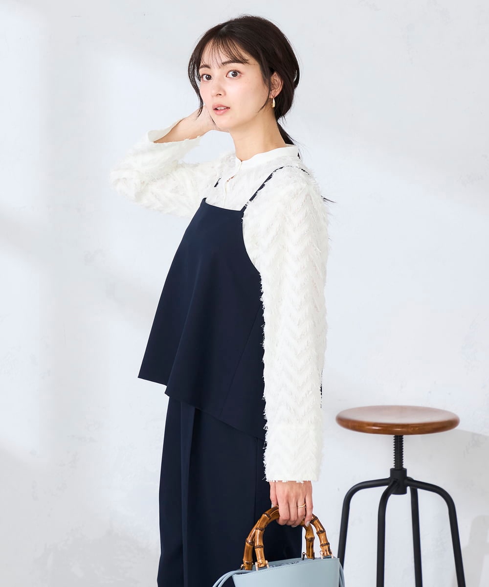 K2BDD19049 a.v.v(アー・ヴェ・ヴェ) 【2WAY】ビスチェ ネイビー