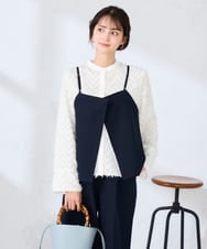 K2BDD19049 a.v.v(アー・ヴェ・ヴェ) 【2WAY】ビスチェ ネイビー