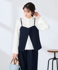 K2BDD19049 a.v.v(アー・ヴェ・ヴェ) 【2WAY】ビスチェ ネイビー