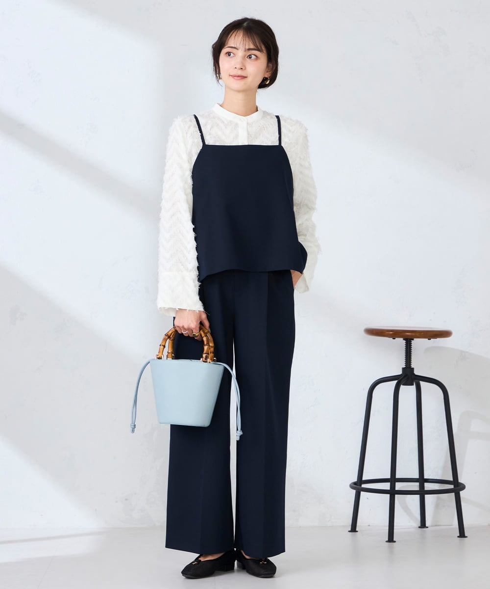 K2BDD19049 a.v.v(アー・ヴェ・ヴェ) 【2WAY】ビスチェ ネイビー