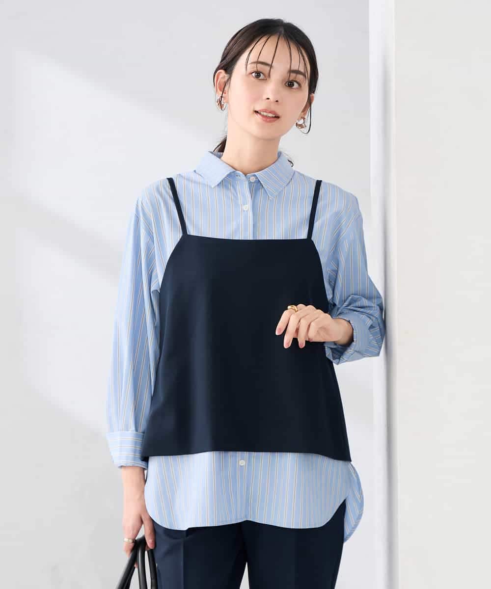 K2BDD19049 a.v.v(アー・ヴェ・ヴェ) 【2WAY】ビスチェ ネイビー