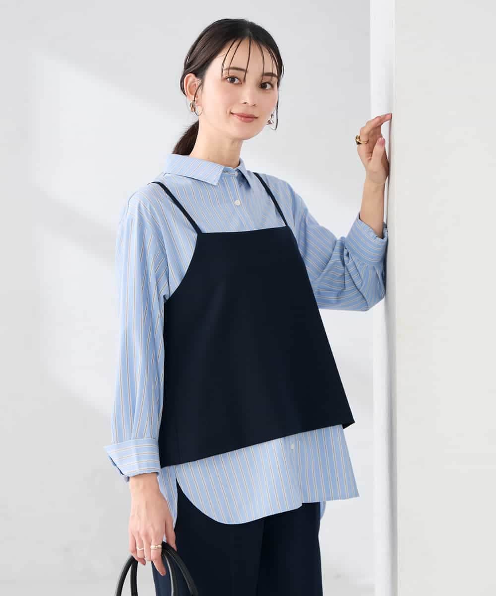 K2BDD19049 a.v.v(アー・ヴェ・ヴェ) 【2WAY】ビスチェ ネイビー