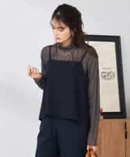 K2BDD19049 a.v.v(アー・ヴェ・ヴェ) 【2WAY】ビスチェ ネイビー