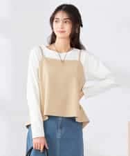 K2BDD19049 a.v.v(アー・ヴェ・ヴェ) 【2WAY】ビスチェ ネイビー