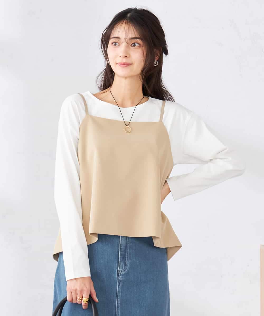 K2BDD19049 a.v.v(アー・ヴェ・ヴェ) 【2WAY】ビスチェ ネイビー