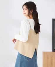 K2BDD19049 a.v.v(アー・ヴェ・ヴェ) 【2WAY】ビスチェ ネイビー