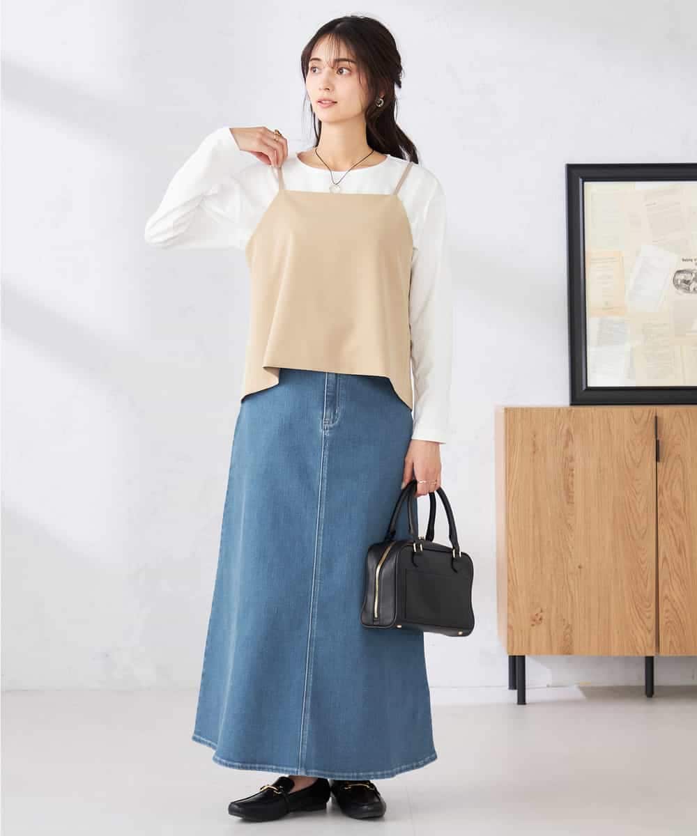 K2BDD19049 a.v.v(アー・ヴェ・ヴェ) 【2WAY】ビスチェ ネイビー