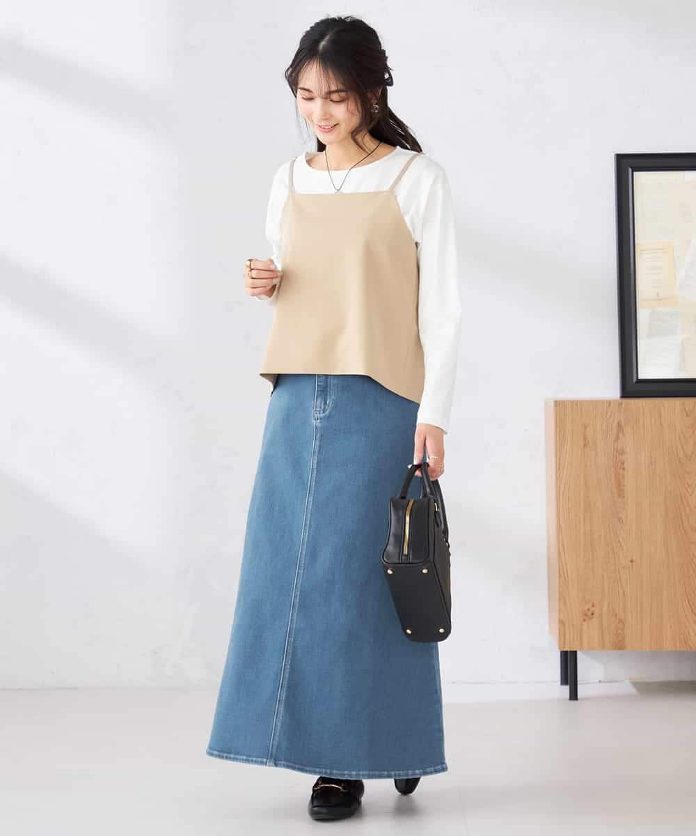 K2BDD19049 a.v.v(アー・ヴェ・ヴェ) 【2WAY】ビスチェ ネイビー