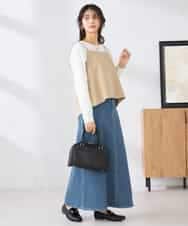 K2BDD19049 a.v.v(アー・ヴェ・ヴェ) 【2WAY】ビスチェ ネイビー