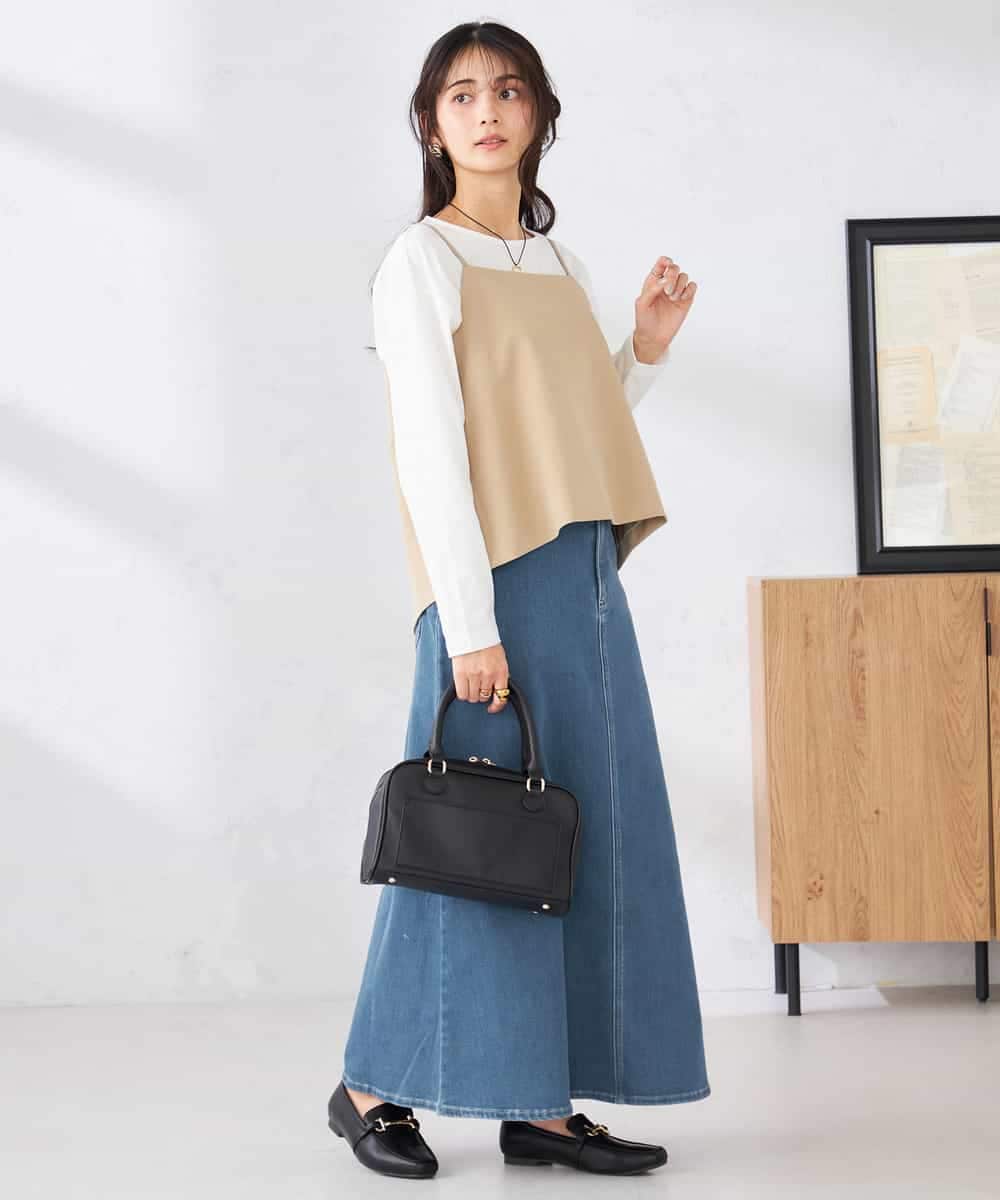 K2BDD19049 a.v.v(アー・ヴェ・ヴェ) 【2WAY】ビスチェ ネイビー