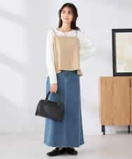 K2BDD19049 a.v.v(アー・ヴェ・ヴェ) 【2WAY】ビスチェ ネイビー