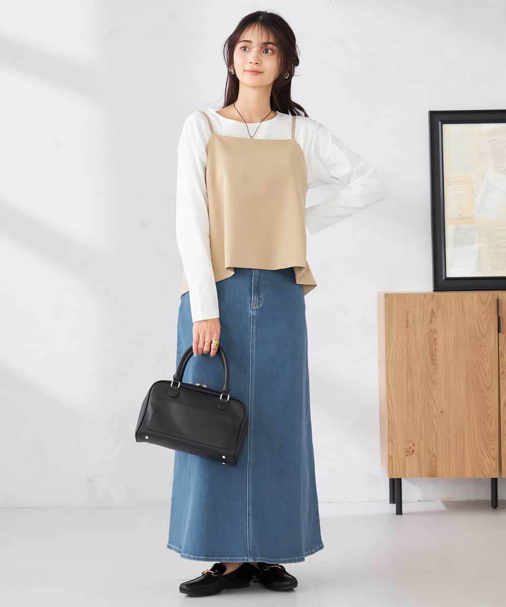 K2BDD19049 a.v.v(アー・ヴェ・ヴェ) 【2WAY】ビスチェ ネイビー