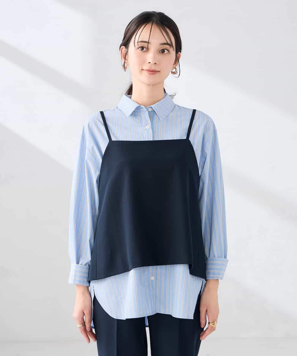 K2BDD19049 a.v.v(アー・ヴェ・ヴェ) 【2WAY】ビスチェ ネイビー