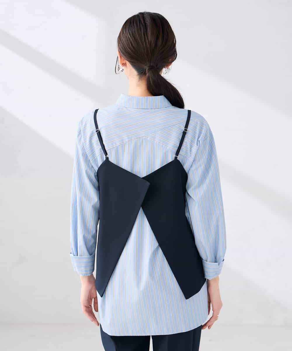 K2BDD19049 a.v.v(アー・ヴェ・ヴェ) 【2WAY】ビスチェ ネイビー