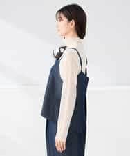 K2BDD21049 a.v.v(アー・ヴェ・ヴェ) 【2WAY/洗える】デニムライクビスチェ ネイビー