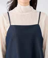 K2BDD21049 a.v.v(アー・ヴェ・ヴェ) 【2WAY/洗える】デニムライクビスチェ ネイビー