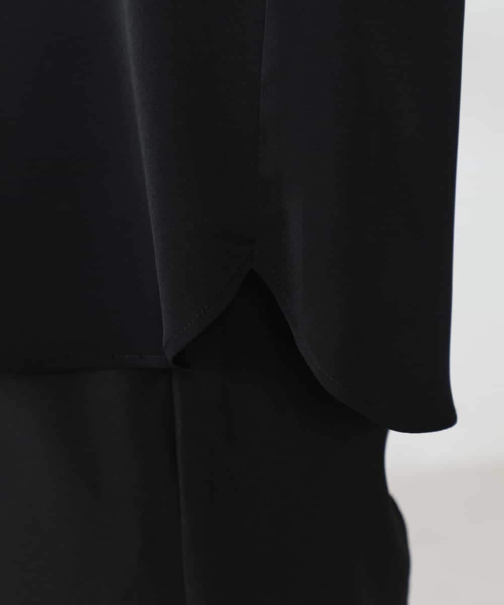 K2BED03044 a.v.v(アー・ヴェ・ヴェ) 2WAYスタンドネックブラウス ライトブルー