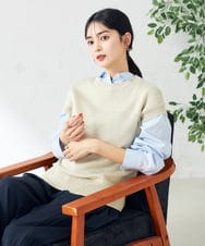 K2BFA02049 a.v.v(アー・ヴェ・ヴェ) バックタックデザインシャツ ピンク