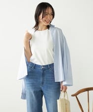 K2BFA02049 a.v.v(アー・ヴェ・ヴェ) バックタックデザインシャツ ピンク