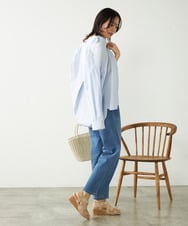 K2BFA02049 a.v.v(アー・ヴェ・ヴェ) バックタックデザインシャツ ピンク