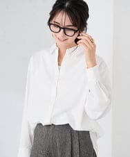 K2BFD01044 a.v.v(アー・ヴェ・ヴェ) 【シワになりにくい】ベーシックシャツ ライトピンク