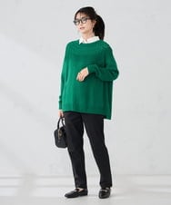 K2BFD01044 a.v.v(アー・ヴェ・ヴェ) 【シワになりにくい】ベーシックシャツ ライトピンク