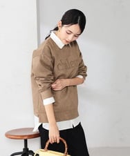 K2BFD01044 a.v.v(アー・ヴェ・ヴェ) 【シワになりにくい】ベーシックシャツ ライトピンク