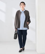 K2BFD01044 a.v.v(アー・ヴェ・ヴェ) 【シワになりにくい】ベーシックシャツ ライトピンク