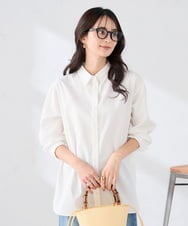 K2BFD01044 a.v.v(アー・ヴェ・ヴェ) 【シワになりにくい】ベーシックシャツ ライトピンク