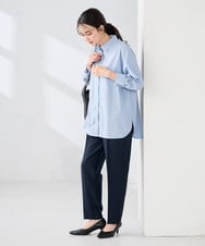 K2BFD01044 a.v.v(アー・ヴェ・ヴェ) 【シワになりにくい】ベーシックシャツ ライトピンク