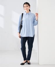 K2BFD01044 a.v.v(アー・ヴェ・ヴェ) 【シワになりにくい】ベーシックシャツ ライトピンク