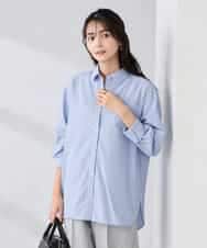 K2BFD01044 a.v.v(アー・ヴェ・ヴェ) 【シワになりにくい】ベーシックシャツ ライトピンク