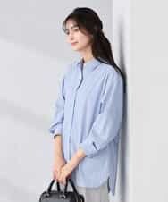 K2BFD01044 a.v.v(アー・ヴェ・ヴェ) 【シワになりにくい】ベーシックシャツ ライトピンク